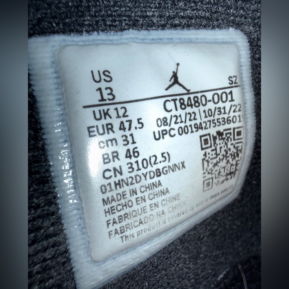 Air Jordan 5 Retro Off-White Muslin - Size 13M - Picture 11 of 11